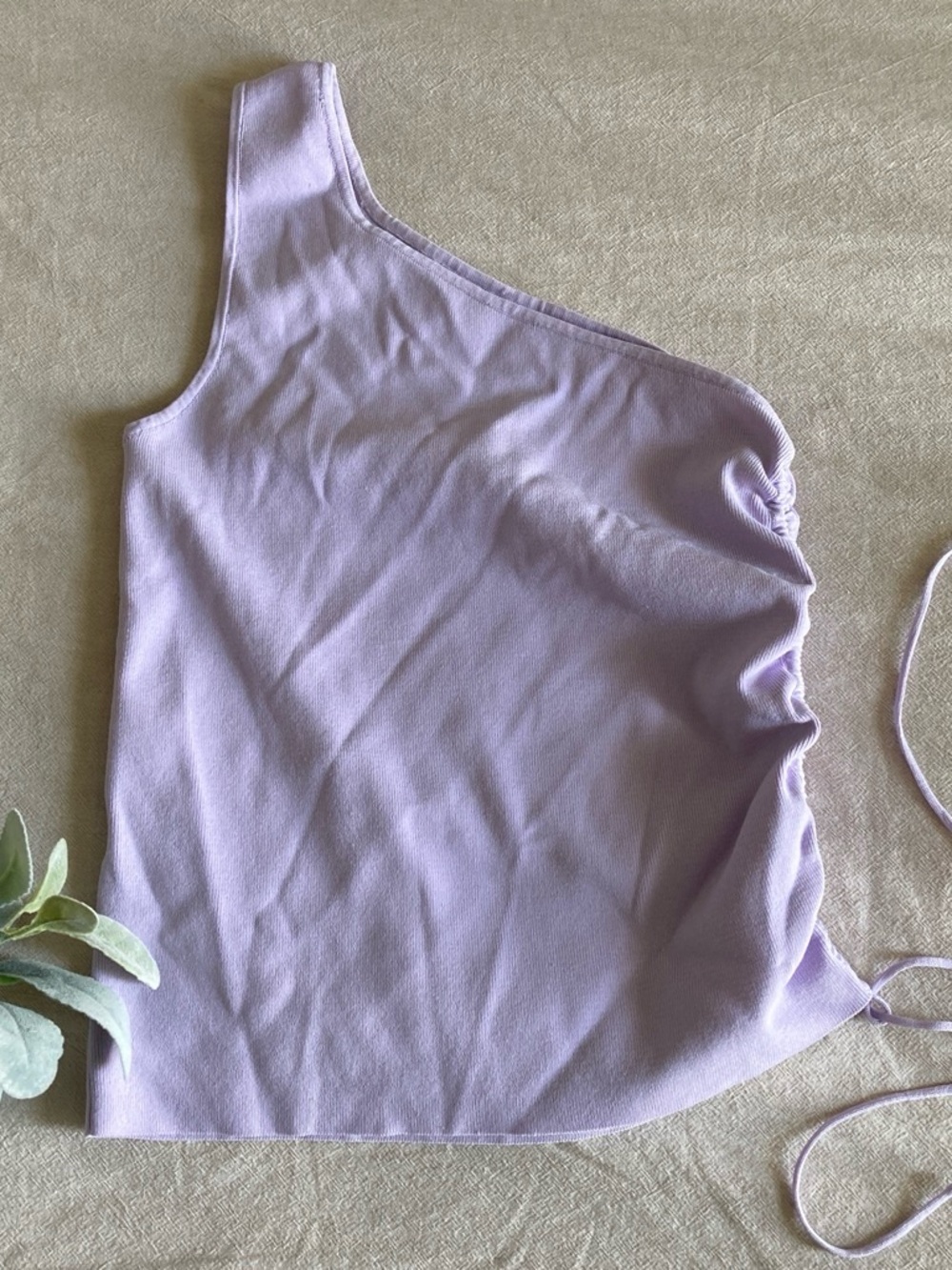 Mango Soft Lilac Knit Tank Top